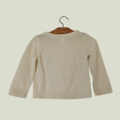 SWEATER - GAP - TALLE 12 A 18 MESES - BLANCO CON POMPONES MULTICOLOR en internet