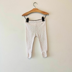 RANITA - MINMIMO - TALLE L (9 MESES) - BLANCO CON CORAZONES