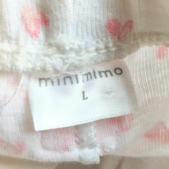 RANITA - MINMIMO - TALLE L (9 MESES) - BLANCO CON CORAZONES - PilchaGo