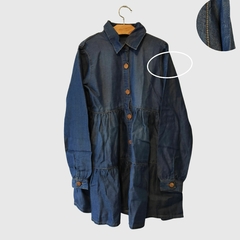 VESTIDO - MIMO - TALLE 8 AÑOS - JEAN AZUL - tienda online