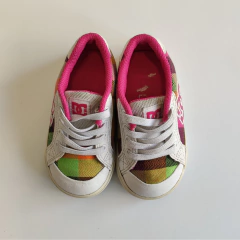 ZAPATILLAS - DC- TALLE AR 19,5 - CUADROS CON ROSA - PilchaGo