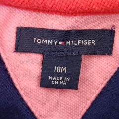 CHOMBA - TOMMY HILFIGER - TALLE 18 MESES - AZUL Y ROSA en internet