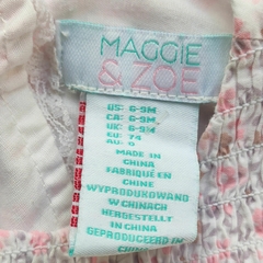 Imagen de VESTIDO - MAGGIE & ZOE - TALLE 6 A 9 MESES - FLORES CON CONEJO CON BOMBACHUDO