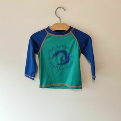 REMERA DE AGUA - YAMP - TALLE 12 MESES - VERDE Y AZUL ML - comprar online