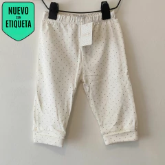 PANTALÓN - CHEEKY - TALLE 6 A 9 MESES - A LUNARES BLANCO - comprar online