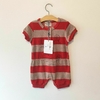 ENTERITO - BOBO CHOSES - TALLE 6 A 12 MESES - NARANJA CON MARRON