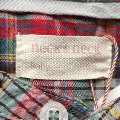 CAMISA - NECK&NECK - TALLE 9 MESES - CUADROS - PilchaGo