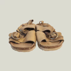 SANDALIAS - ZARA - TALLE AR 20 - DORADO - tienda online