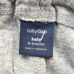 BERMUDA - GAP - TALLE 0 A 3 MESES - GRIS - PilchaGo