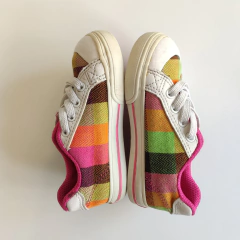 ZAPATILLAS - DC- TALLE AR 19,5 - CUADROS CON ROSA - comprar online