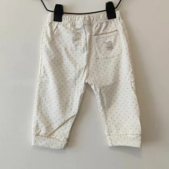 PANTALÓN - CHEEKY - TALLE 6 A 9 MESES - A LUNARES BLANCO - tienda online