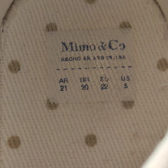 ZAPATILLAS - MIMO - TALLE AR 21 - CREMA CON BRILLOS - PilchaGo
