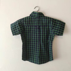 CAMISA - FILOTEA - TALLE 2 AÑOS - A CUADROS AZUL Y VERDE en internet