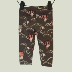 LEGGING - H&M - TALLE 6 A 9 MESES - GRIS MOTIVO CONEJO EN GLOBO en internet