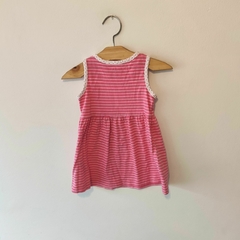 VESTIDO - CARTER´S - TALLE 9 MESES - RAYAS ROSA CON BOMACHUDO - comprar online