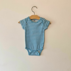BODY - GERBER - TALLE SUGERIDO 3 MESES - CELESTE RAYAS MC en internet