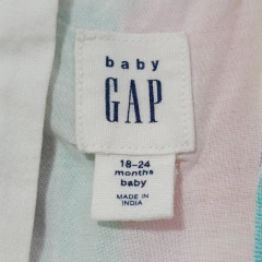 VESTIDO - GAP - TALLE 18 MESES - A RAYAS AMARILLO, VIOLETA, ROSA en internet
