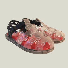 SANDALIAS - MINI MELISSA - TALLE AR 27,5 - ROJO Y NEGRO MOTIVO MICKEY MOUSE - comprar online