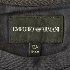 REMERA - ARMANI - TALLE 12 AÑOS - AZUL MOTIVO EMPORIO ARMANI - PilchaGo