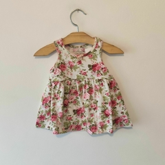 VESTIDO - LITTLE AKIABARA - TALLE 6 MESES - FLORES