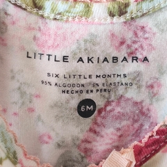 VESTIDO - LITTLE AKIABARA - TALLE 6 MESES - FLORES - PilchaGo