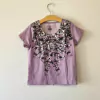 REMERA - BOULEVARD KIDS - TALLE 6 AÑOS - LILA MOTIVO MARIPOSAS