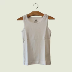 MUSCULOSA - H&M - TALLE 18 A 24 MESES - BLANCO - comprar online