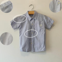 CAMISA MC - CHEEKY - TALLE 18 A 24 MESES - CELESTE - tienda online