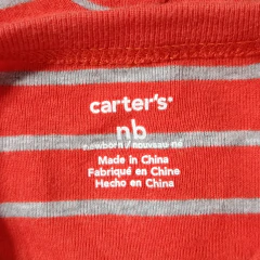 ENTERITO - CARTER'S - TALLE RN - A RAYAS NARANJA MOTIVO MONO en internet