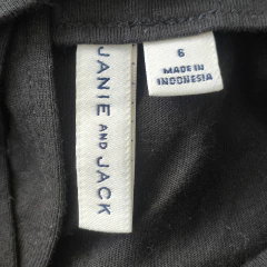 BLUSA - JANIE AND JACK - TALLE 6 AÑOS - NEGRO - PilchaGo