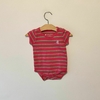BODY - BABYCOTTONS - TALLE 3 MESES - RAYAS FUCSIA Y VERDE - tienda online