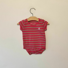 BODY - BABYCOTTONS - TALLE 3 MESES - RAYAS FUCSIA Y VERDE - tienda online