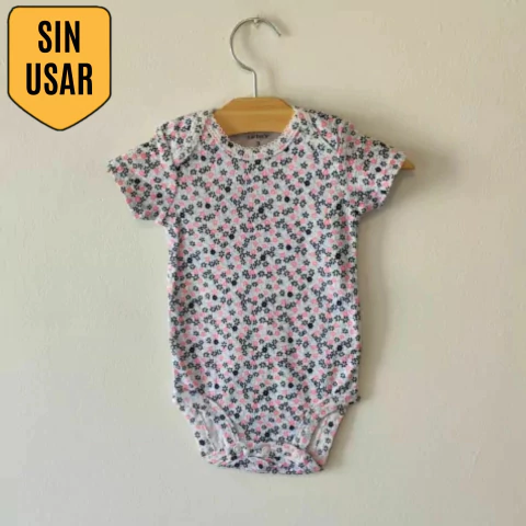 BODY - CARTER´S - TALLE 3 MESES - BLANCO MOTIVO FLORES - comprar online