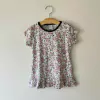 REMERA - BROER - TALLE 4 A 5 AÑOS - BLANCO MOTIVO FLORES