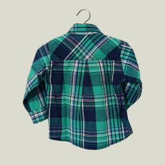 CAMISA - MIMO - TALLE 12 MESES - A CUADROS VERDE - comprar online