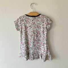 REMERA - BROER - TALLE 4 A 5 AÑOS - BLANCO MOTIVO FLORES - comprar online