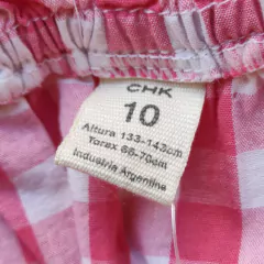 BLUSA MC - CHEEKY - TALLE 10 AÑOS - A CUADROS ROSA en internet