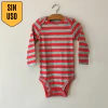BODY - CARTER'S - TALLE 18 MESES - A RAYAS GRIS Y ROJO - comprar online