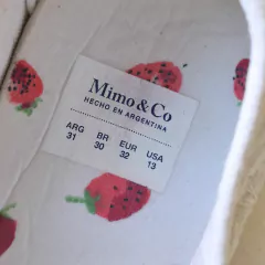 GUILLERMINAS - MIMO - TALLE AR 31 - BLANCO