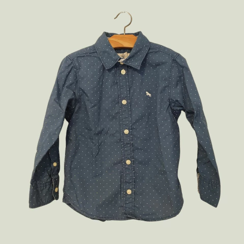 CAMISA - H&M - TALLE 2 A 3 AÑOS - A LUNARES AZUL - comprar online