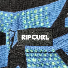 CAMISA MC - RIP CURL - TALLE 10 AÑOS - NEGRO MOTIVO HOJAS en internet