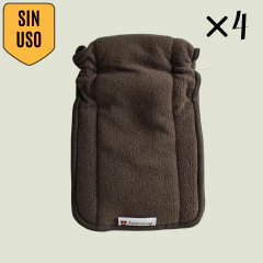 TOALLAS REUTILIZABLES PAÑAL ECOLÓGICO - ANMABABY - TALLE ÚNICO - SET X4 UNIDADES POLAR MARRÓN - comprar online