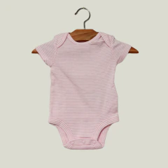 BODY - CARTER'S - TALLE RN - A RAYAS BLANCO Y ROSA