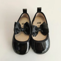 BALERINAS - H&M - TALLE AR 17/18 - NEGRO - tienda online