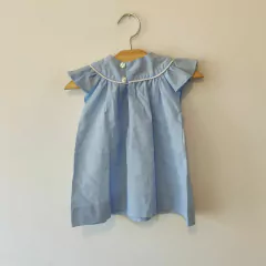 VESTIDO - MI PEQUEÑO LUCAS - TALLE 9 MESES - CELESTE - comprar online