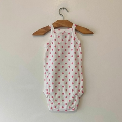 BODY - CARTER'S - TALLE 3 MESES - A LUNARES BLANCO Y ROSA en internet