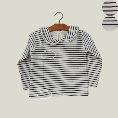 REMERA - PRIMARK - TALLE 9 MESES - A RAYAS AZUL - PilchaGo