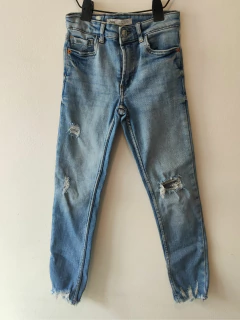 PANTALÓN JEAN - ZARA - TALLE 8 AÑOS - AZUL - comprar online