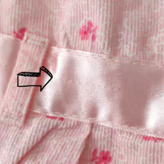 VESTIDO - KOALA BABY - TALLE 6 A 9 MESES - CORDEROY ROSA CON FLORES - tienda online