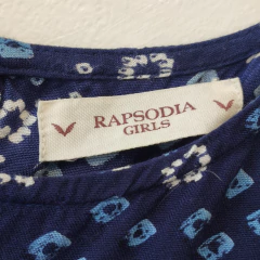 BLUSA - RAPSODIA - TALLE SUGERIDO 10 AÑOS - AZUL MOTIVO VARIOS - PilchaGo